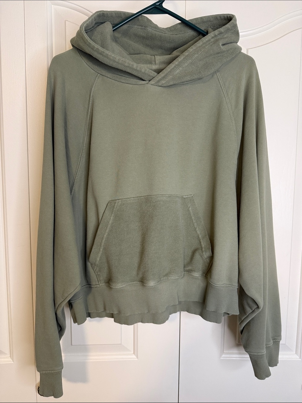 Aerie Olive Green Hooded Sweater